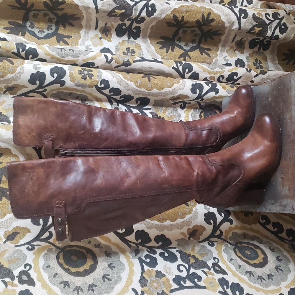 Frye Over-the-knee Heeled Riding Boots - Size 8.5